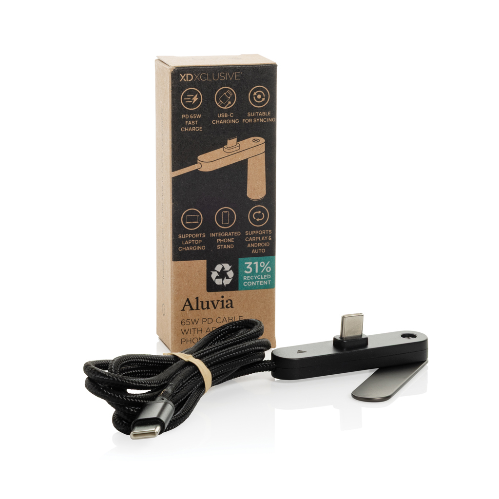 Miniature 3 pour Câble Aluvia RCS 65W PD avec support de téléphone réglable