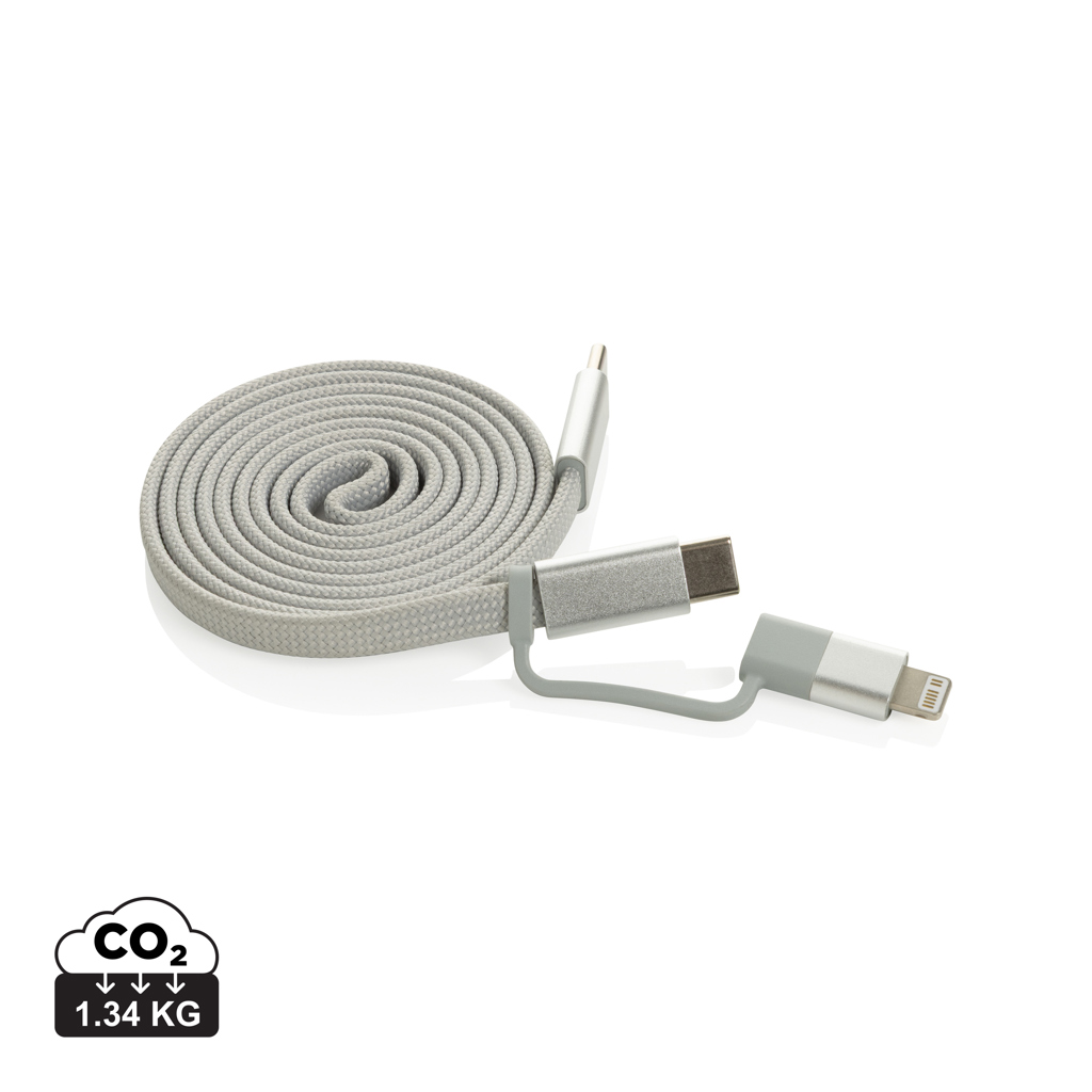 Miniature 13 pour Câble magnétique 60W 2 en 1 Arc en PET RCS