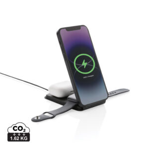 Visuel Chargeur magnétique 15W en PU recyclé RCS Swiss Peak