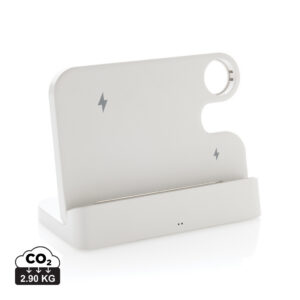 Visuel Double chargeur 15W en plastique RCS avec emplacement iWatch