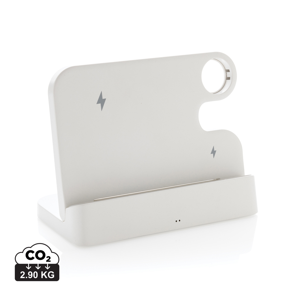 Miniature 1 pour Double chargeur 15W en plastique RCS avec emplacement iWatch