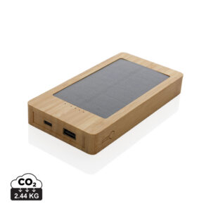 Visuel Batterie de secours solaire 10.000mAh en bambou Sunwick
