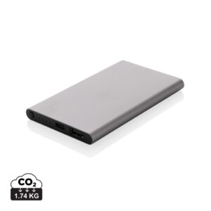 Visuel Powerbank 4000mAh en plastique recyclé/aluminium RCS