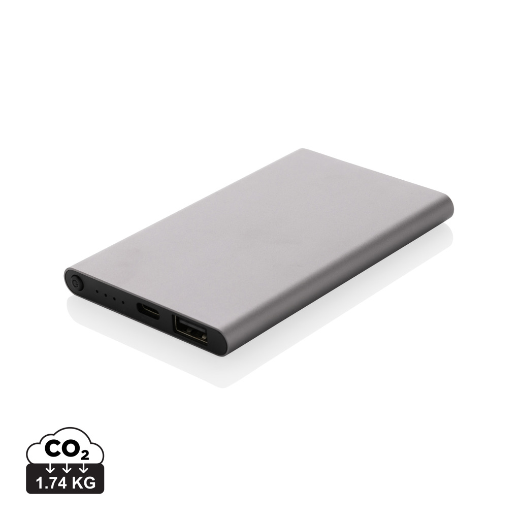 Miniature 1 pour Powerbank 4000mAh en plastique recyclé/aluminium RCS
