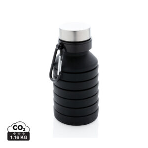 Visuel Bouteille en silicone pliable étanche avec couvercle