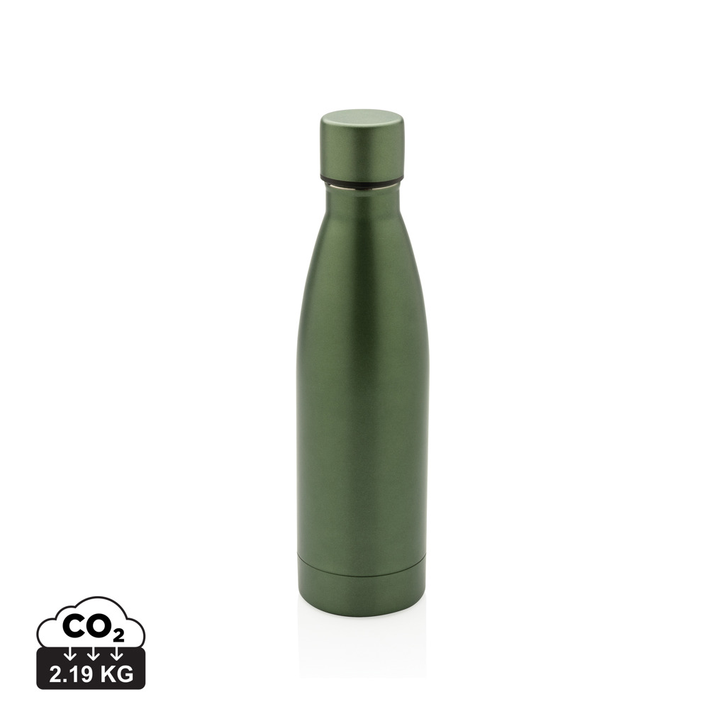 Miniature 16 pour Bouteille iso couleur pleine en acier inoxydable recyclé RCS