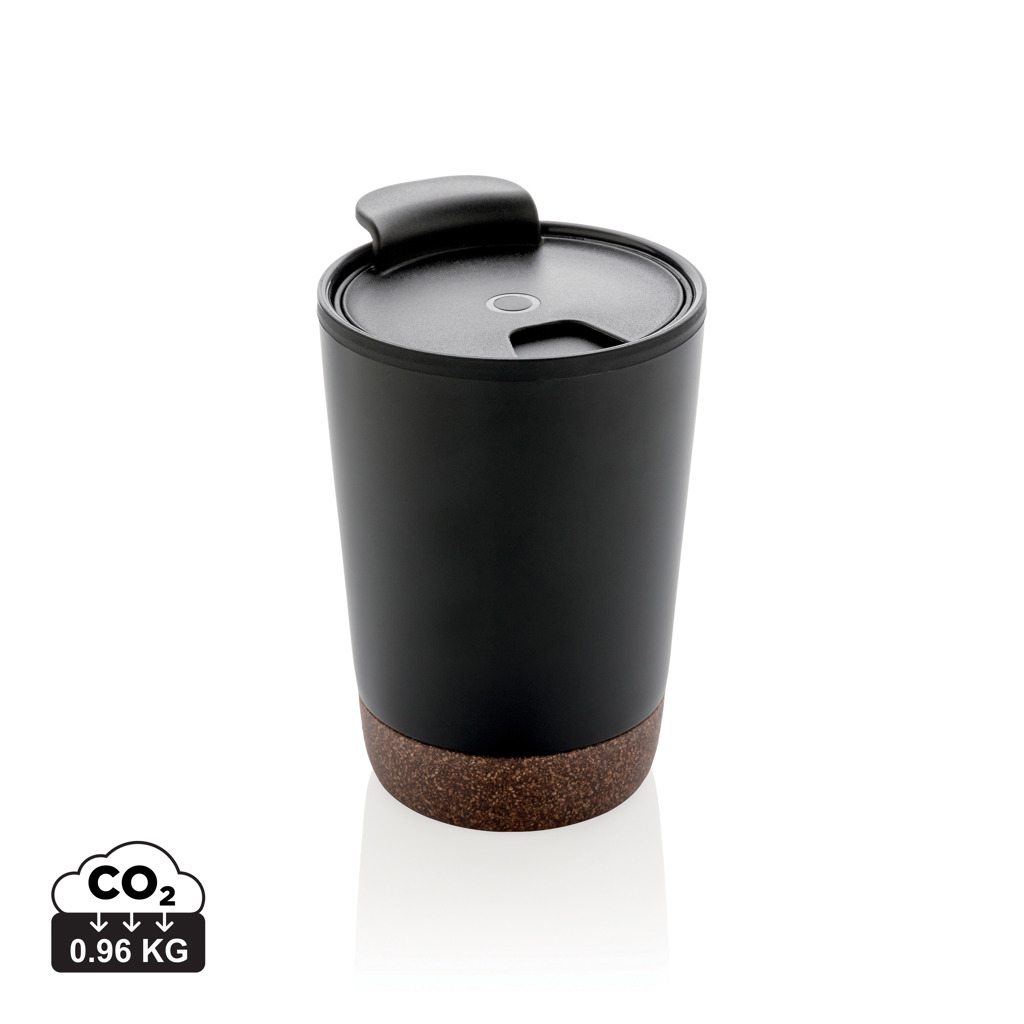 Miniature 1 pour Tasse à café en liège et en acier inoxydable GRS