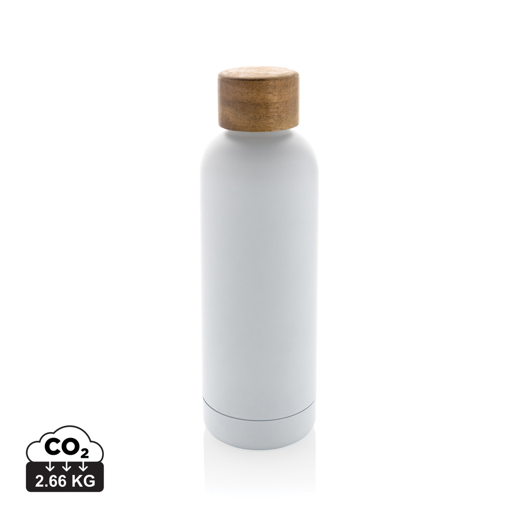 Miniature 10 pour Bouteille iso en acier inoxydable recyclé certifiée RCS Wood
