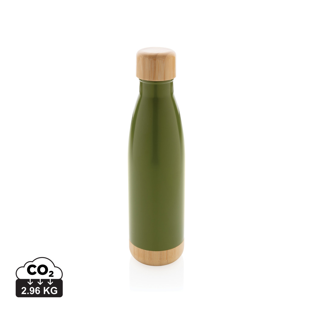 Miniature 14 pour Bouteille isotherme en acier avec finition bambou