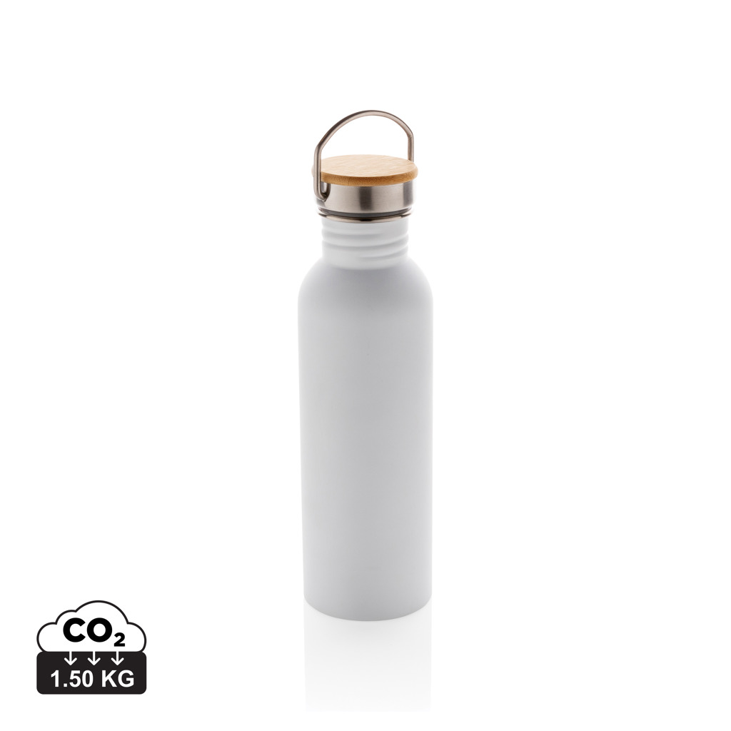 Miniature 9 pour Bouteille en acier inoxydable avec couvercle en bambou