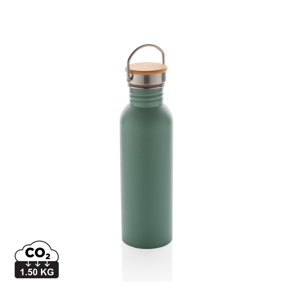 Miniature 11 pour Bouteille en acier inoxydable avec couvercle en bambou