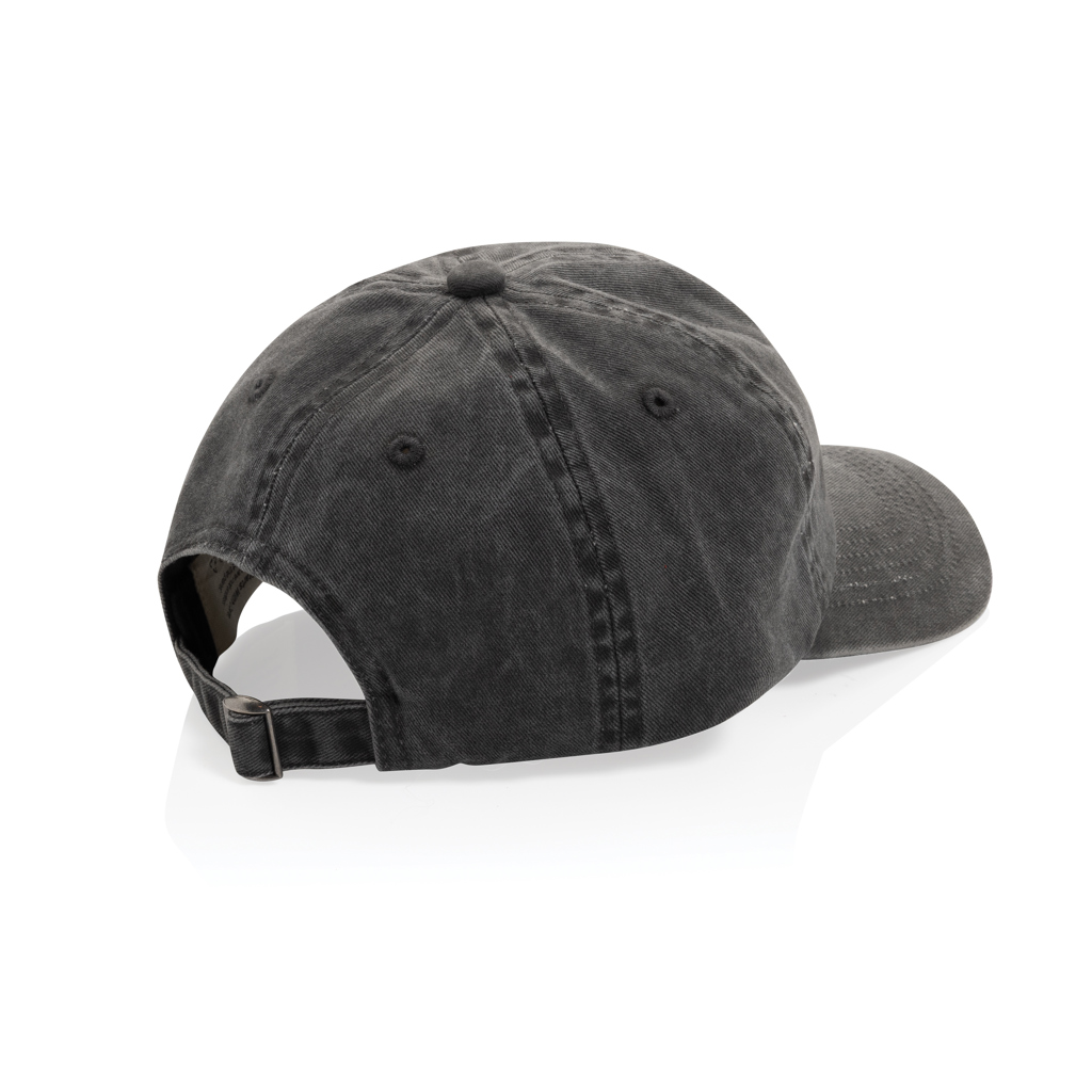 Miniature 3 pour Casquette à 6 panneaux en coton sergé délavée BEAU AWARE™
