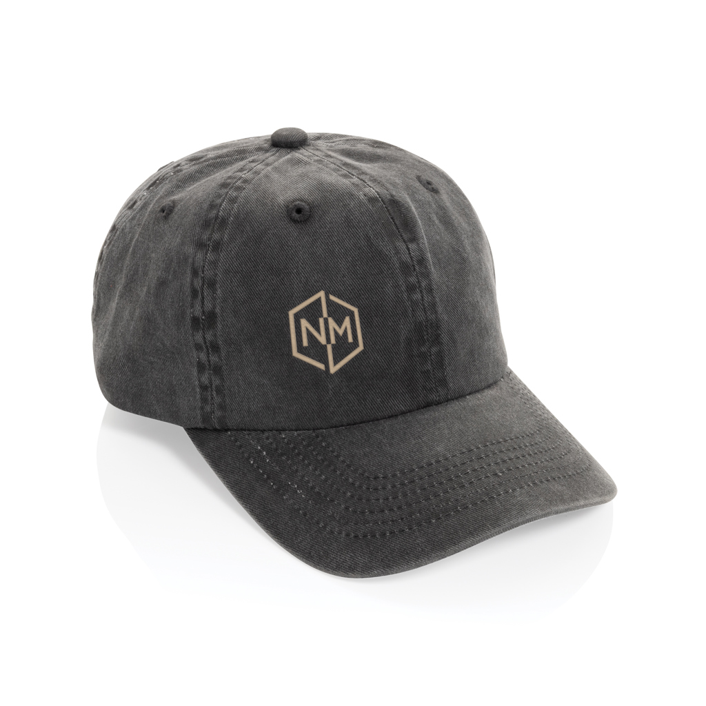Miniature 7 pour Casquette à 6 panneaux en coton sergé délavée BEAU AWARE™