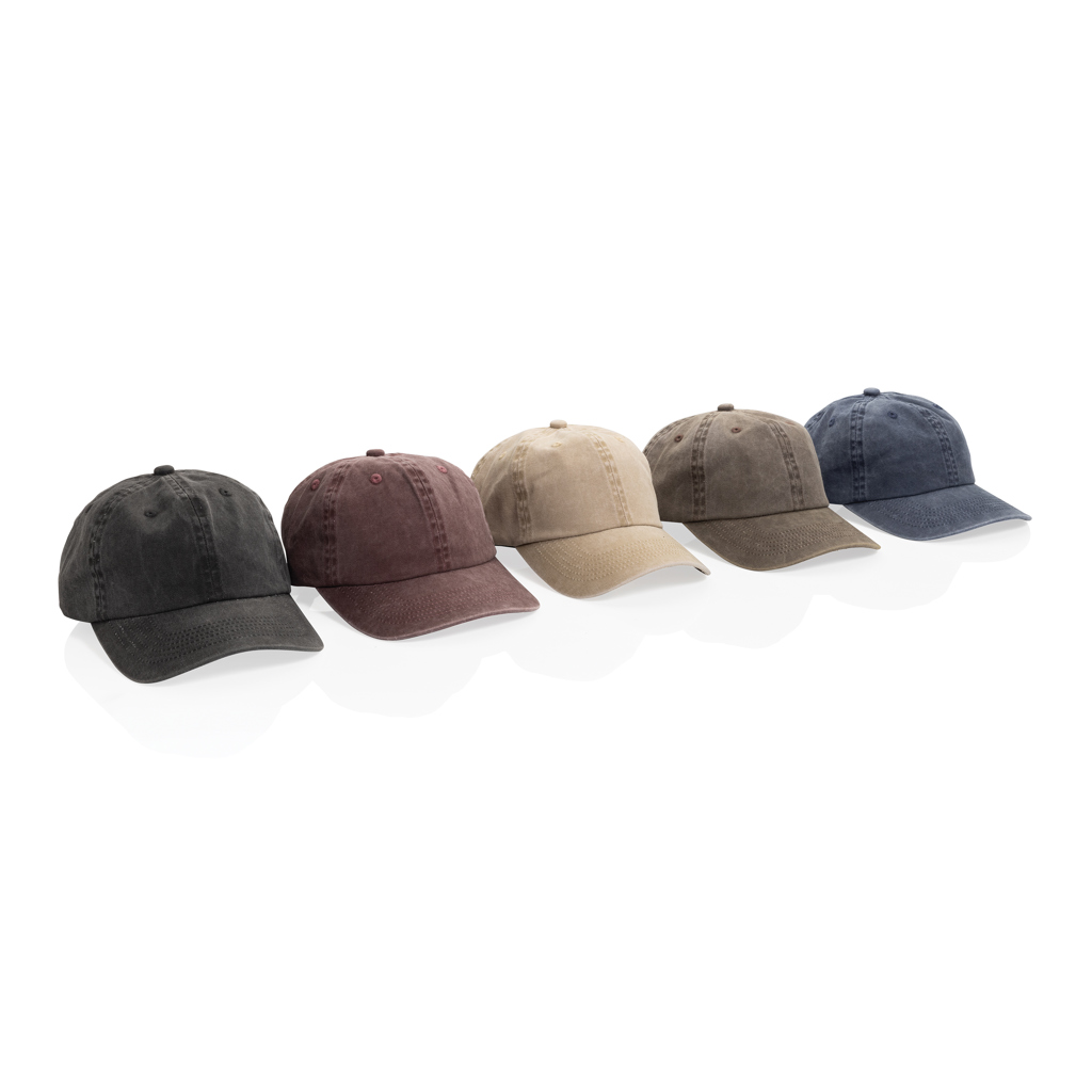 Miniature 8 pour Casquette à 6 panneaux en coton sergé délavée BEAU AWARE™