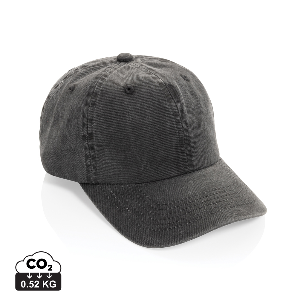 Miniature 1 pour Casquette à 6 panneaux en coton sergé délavée BEAU AWARE™