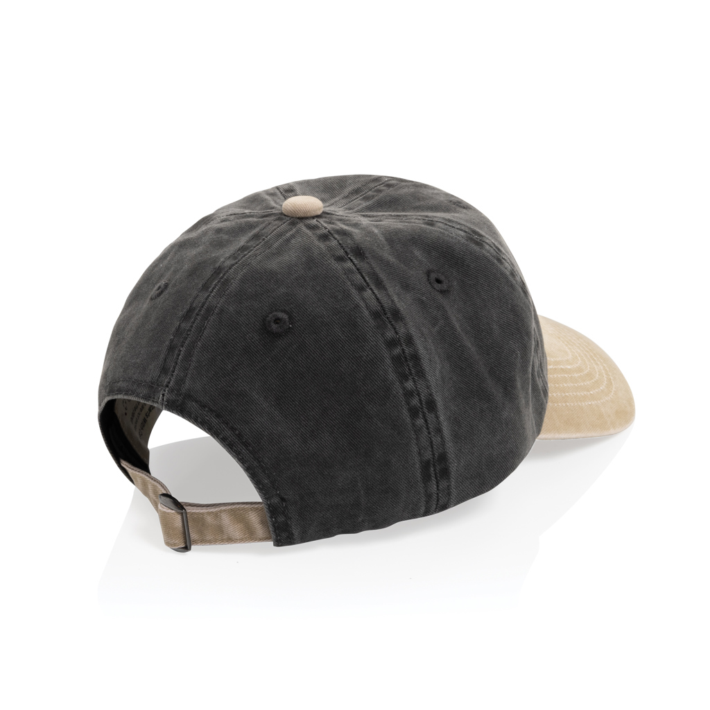 Miniature 3 pour Casquette à 6 panneaux en coton sergé bicolore BEAU AWARE™