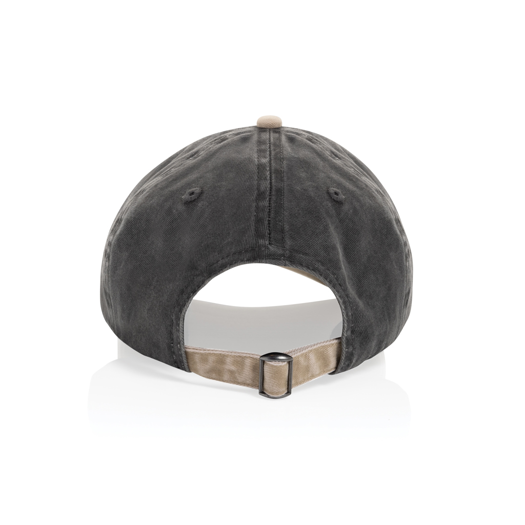 Miniature 6 pour Casquette à 6 panneaux en coton sergé bicolore BEAU AWARE™