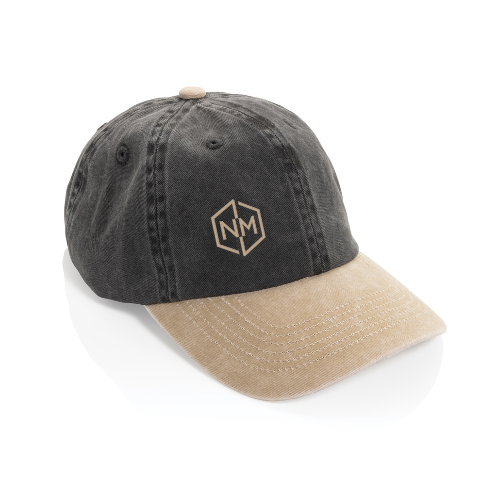 Miniature 7 pour Casquette à 6 panneaux en coton sergé bicolore BEAU AWARE™