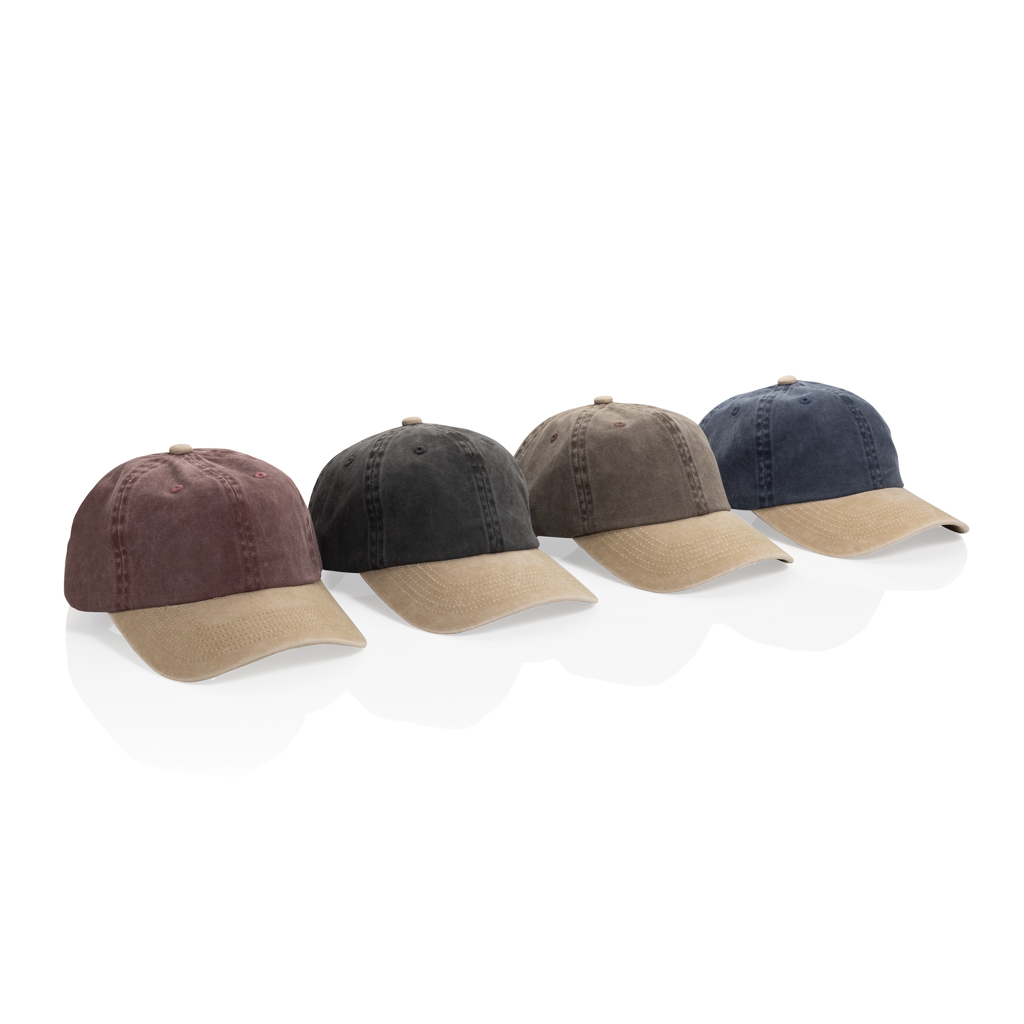 Miniature 8 pour Casquette à 6 panneaux en coton sergé bicolore BEAU AWARE™