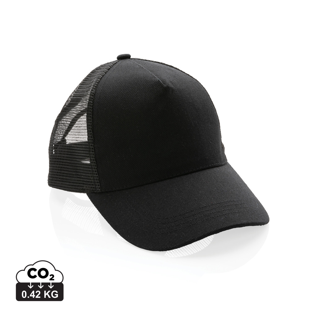 Miniature 1 pour Casquette de routier 5 panneaux coton recyclé Impact AWARE™