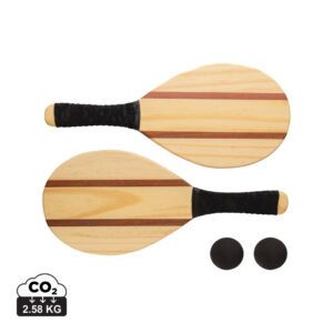 Visuel Set de raquettes frescobol en bois