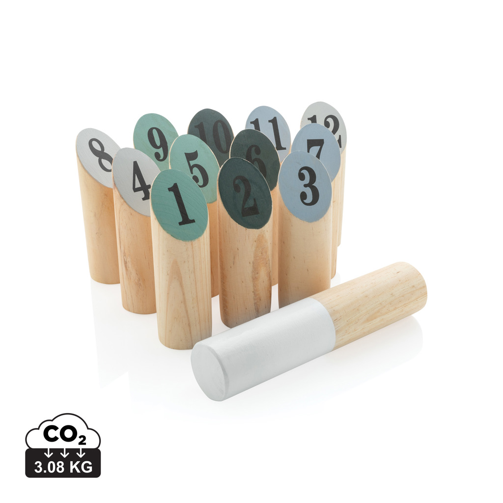 Miniature 1 pour Jeu de quilles scandinaves en bois