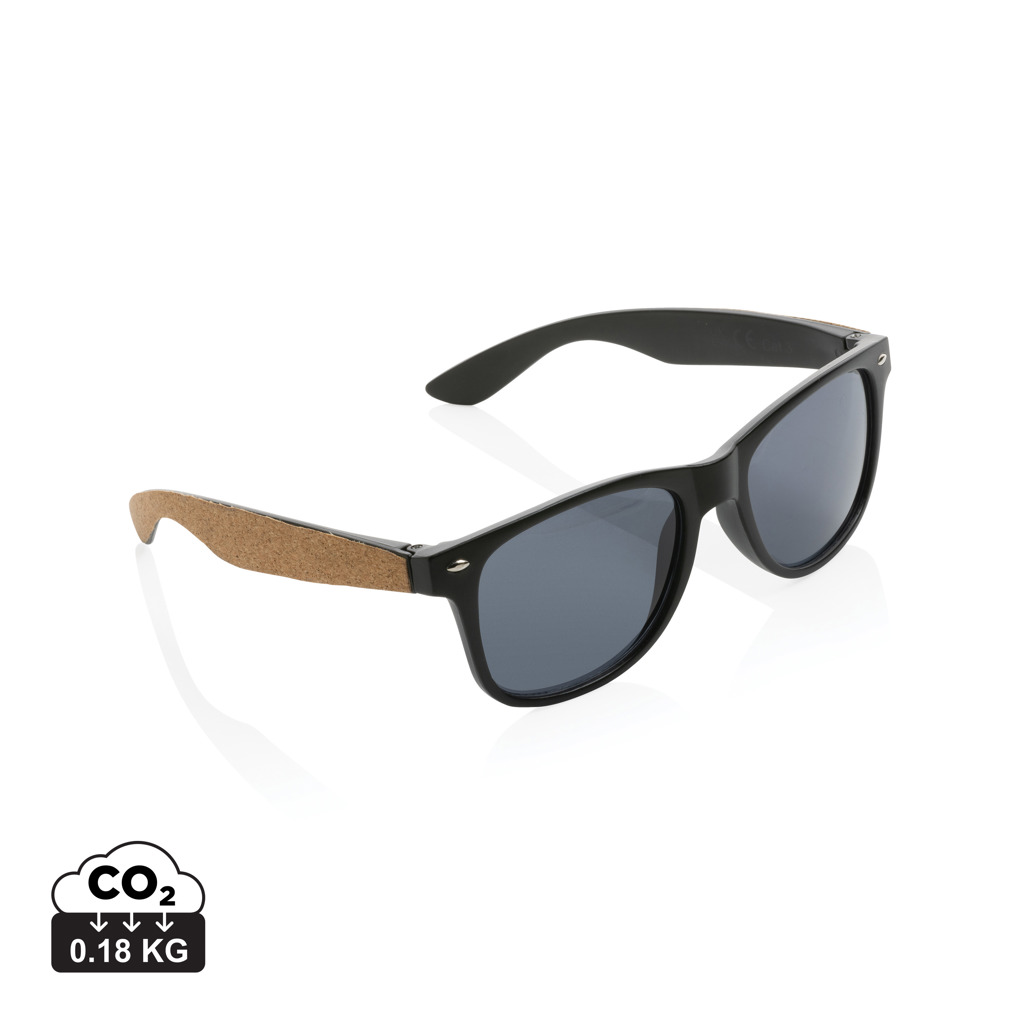 Miniature 1 pour Lunettes de soleil en PC recyclé GRS avec liège FSC®
