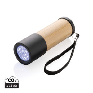 Visuel Lampe torche en bambou et plastique recyclé RCS