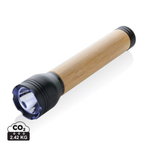 Visuel Lampe 5W en plastique recyclé RCS et bambou Lucid