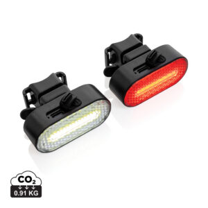 Visuel Set d'éclairage de vélo via USB en plastique RCS Lumino