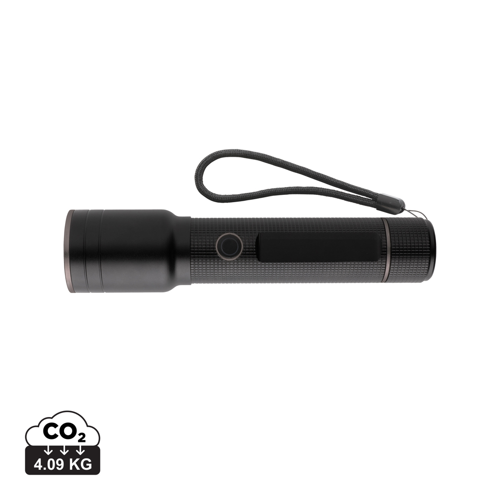 Miniature 1 pour Torche robuste rechargeable par USB en aluminium recyclé RCS