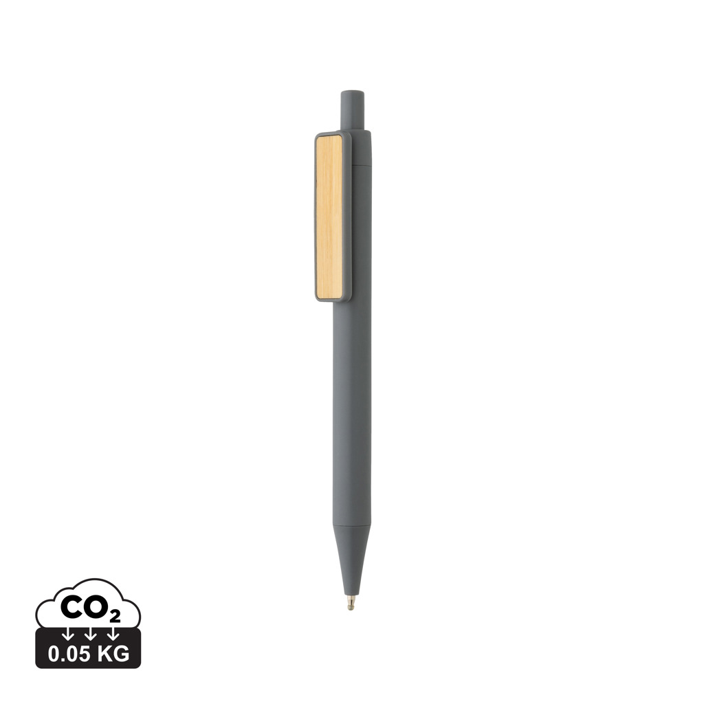 Miniature 9 pour Stylo en ABS recyclé GRS avec clip en bambou