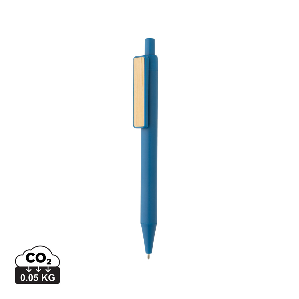 Miniature 11 pour Stylo en ABS recyclé GRS avec clip en bambou