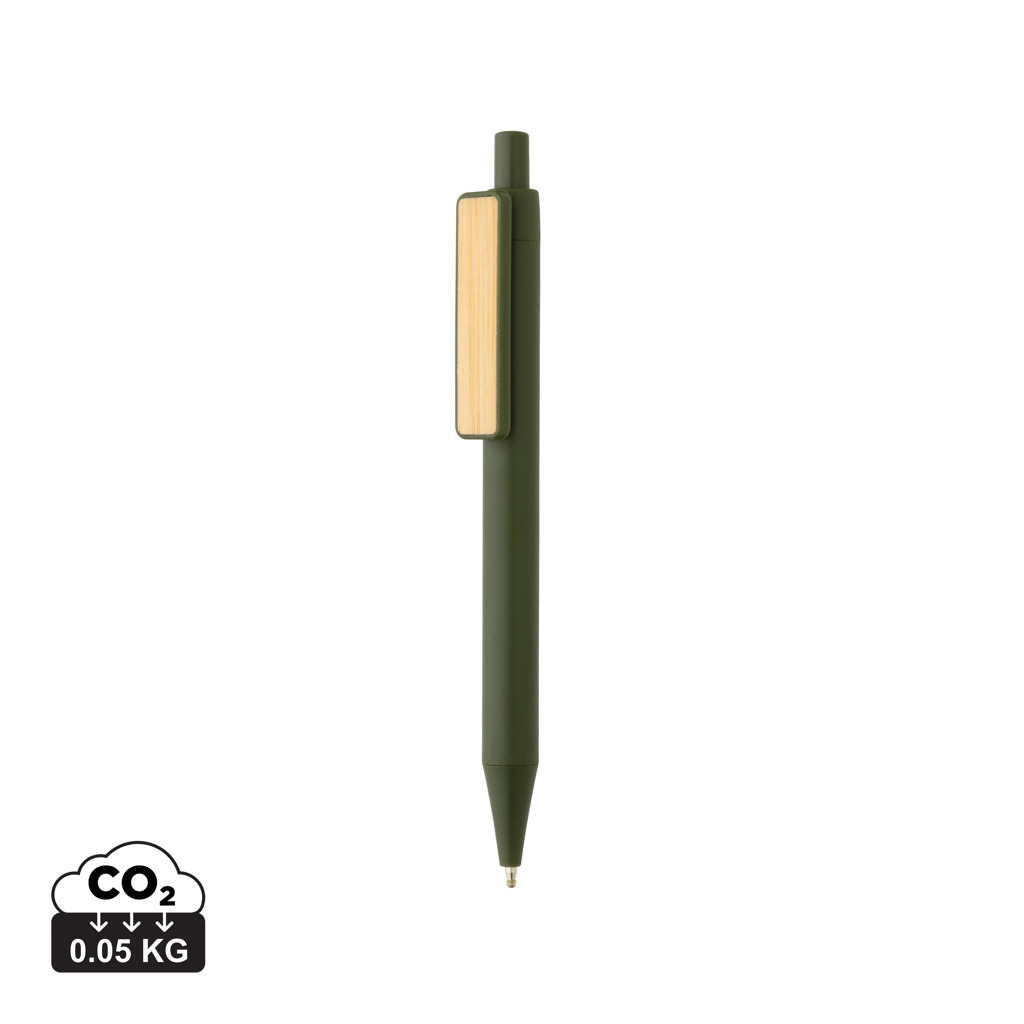 Miniature 12 pour Stylo en ABS recyclé GRS avec clip en bambou