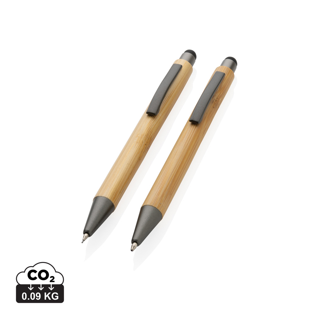 Miniature 1 pour Set de stylos en bambou FSC® dans un coffret