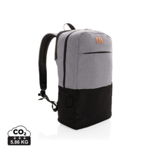 Visuel Sac à dos ordinateur 15,6" avec USB et anti RFID
