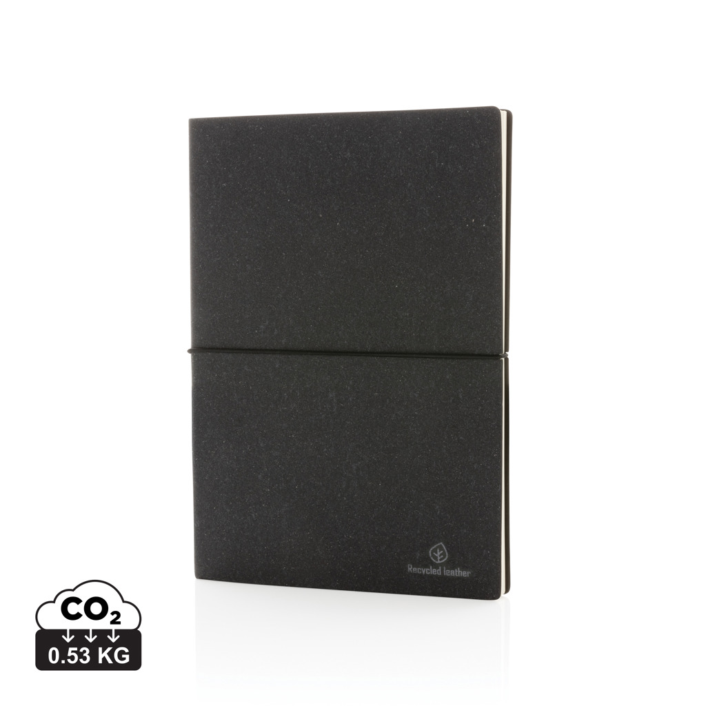 Miniature 1 pour Carnet de notes A5 en cuir recyclé
