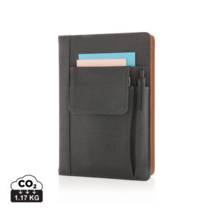Visuel Carnet de notes avec pochette pour téléphone