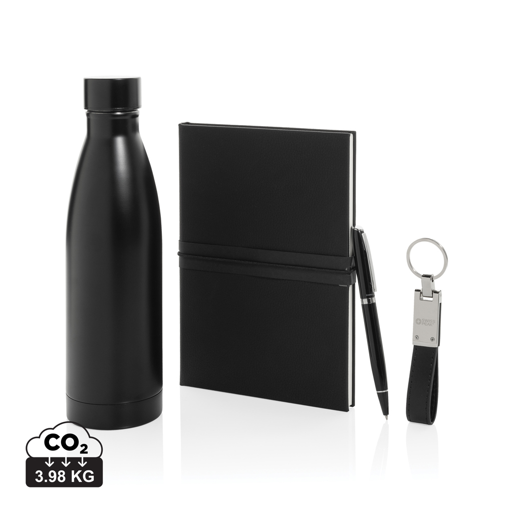 Miniature 1 pour Set cadeau d'affaires luxe avec bouteille Swiss Peak