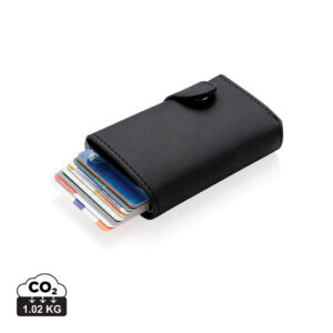 Visuel Porte-cartes anti RFID en aluminium et PU