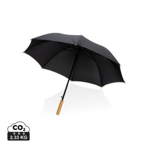 Visuel Parapluie 23" en rPET et bambou ouverture auto Impact AWARE™
