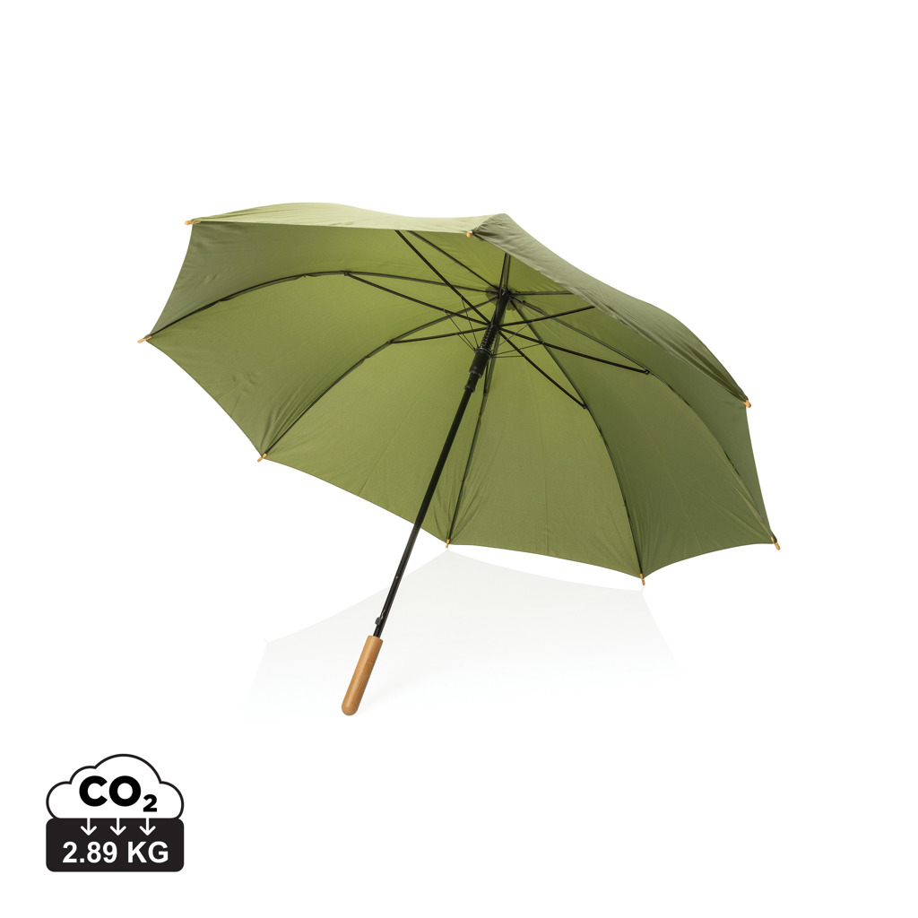 Miniature 10 pour Parapluie 27" en rPET et bambou ouverture auto Impact AWARE™