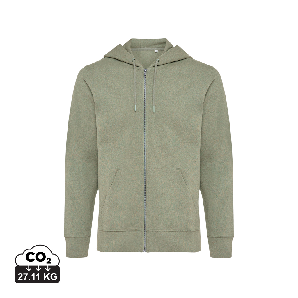 Miniature 26 pour Sweat à capuche avec zip en coton recyclé Iqoniq Abisko