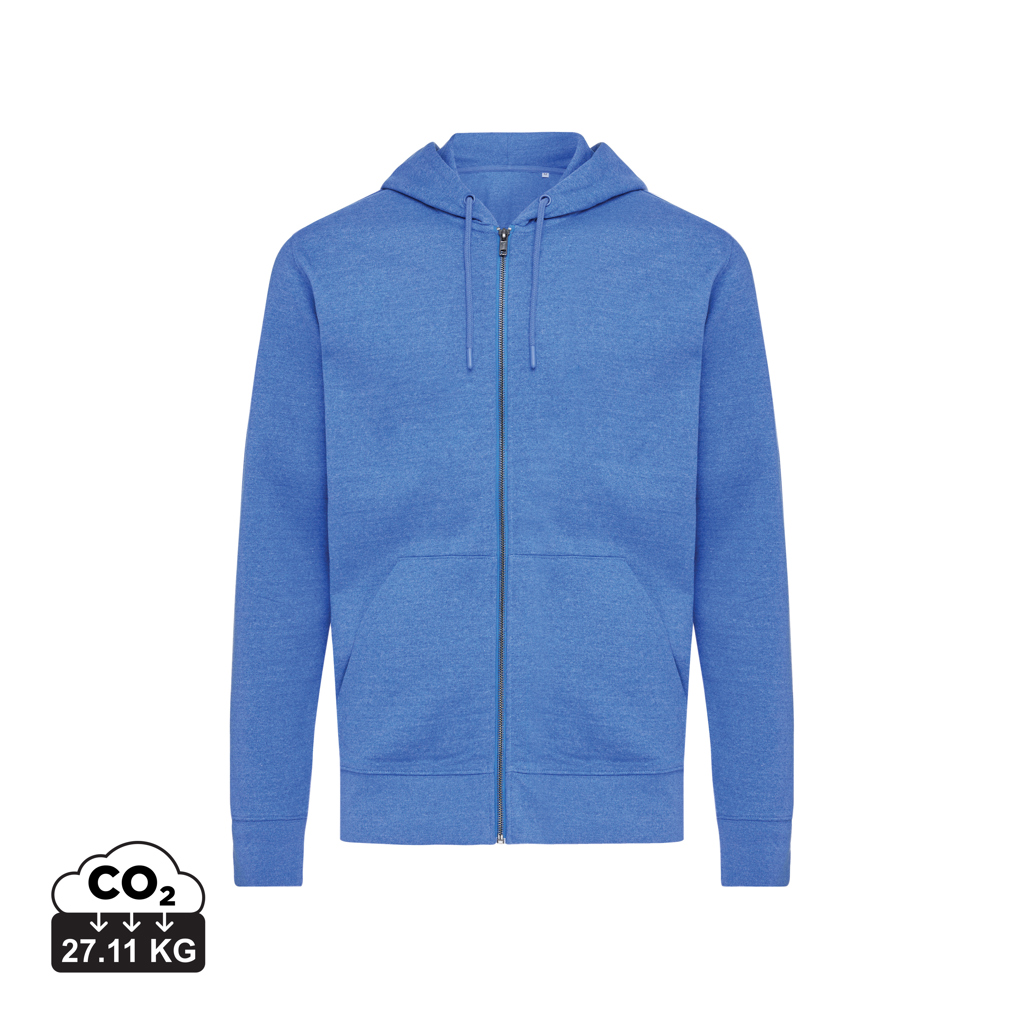 Miniature 29 pour Sweat à capuche avec zip en coton recyclé Iqoniq Abisko
