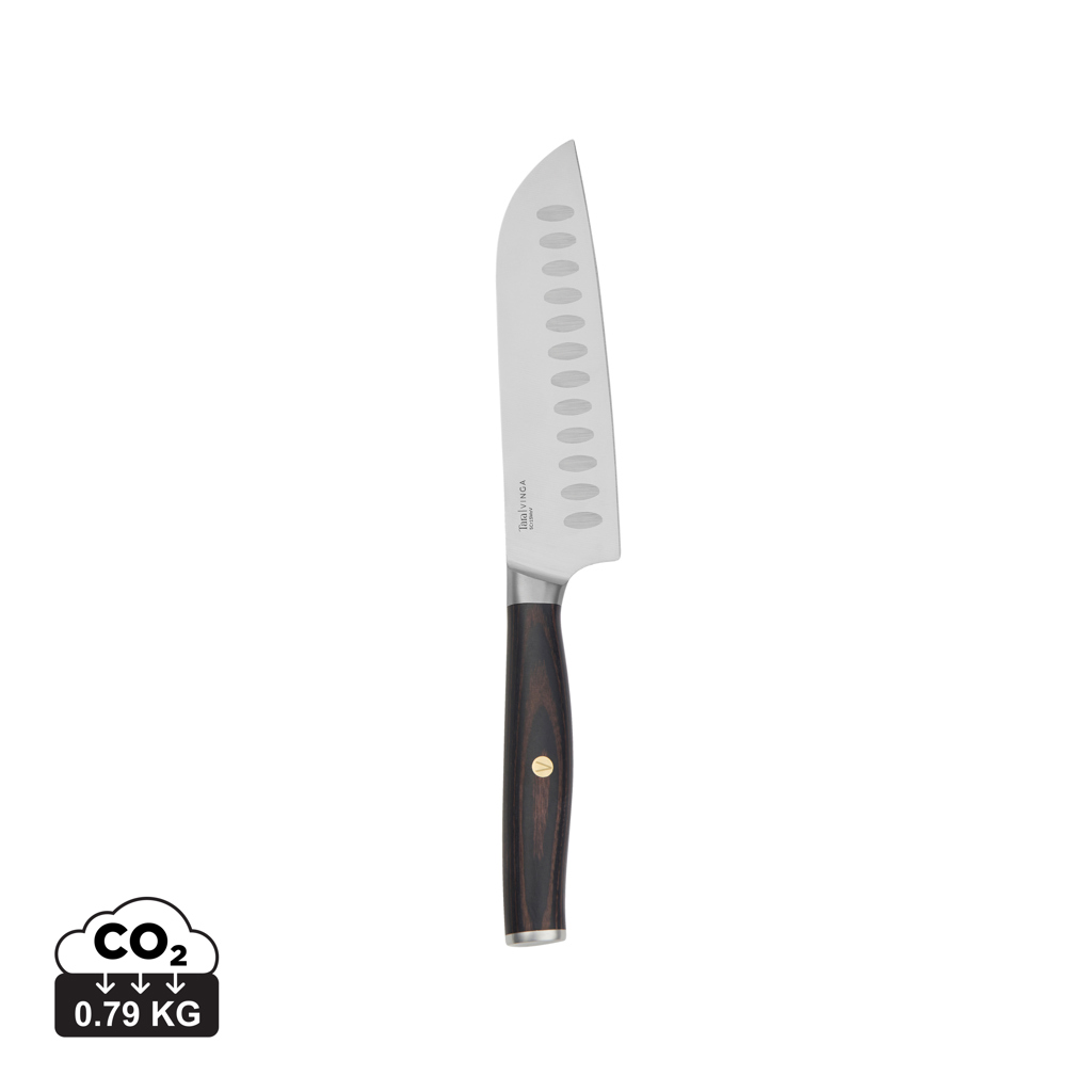 Miniature 1 pour VINGA Tara Couteau Santoku en acier recyclé RCS
