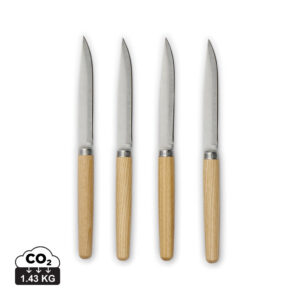 Visuel VINGA Couteaux à viande 4pcs Retro
