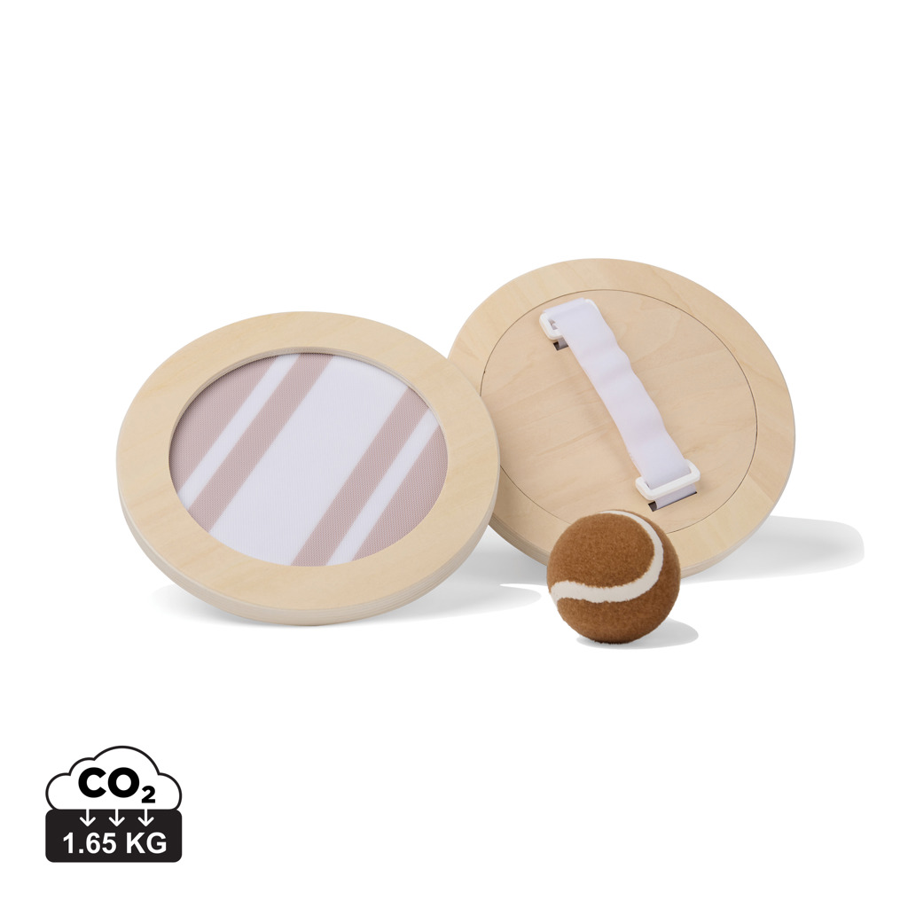 Miniature 1 pour VINGA Jeu de raquettes scratch avec balle