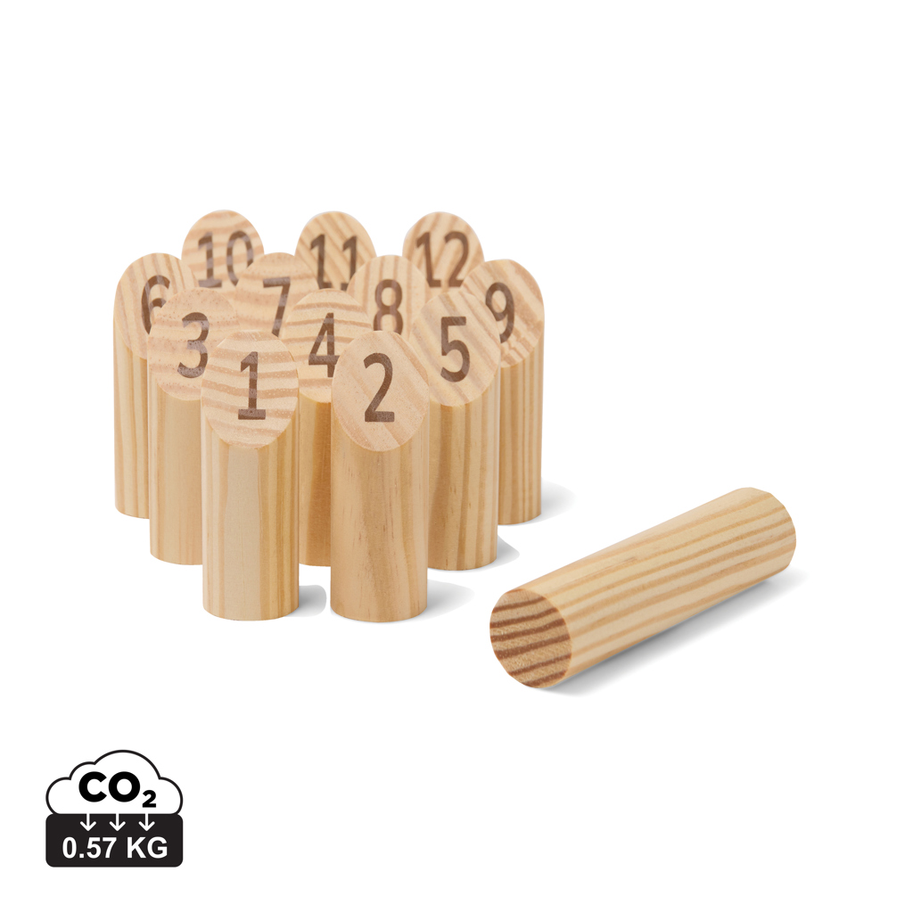 Miniature 1 pour VINGA Mini jeu de quilles scandinaves Muge