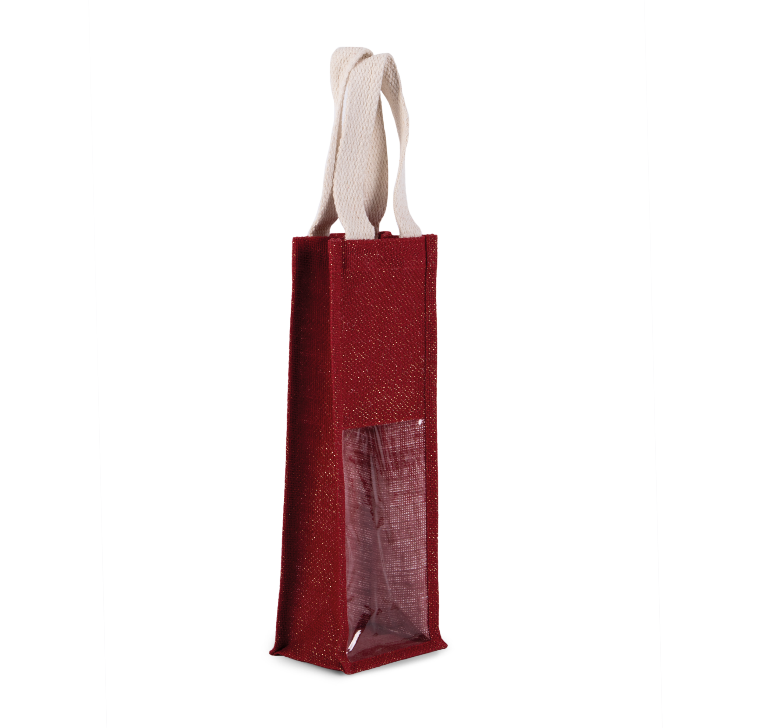 Miniature 4 pour Sac porte-bouteille en jute