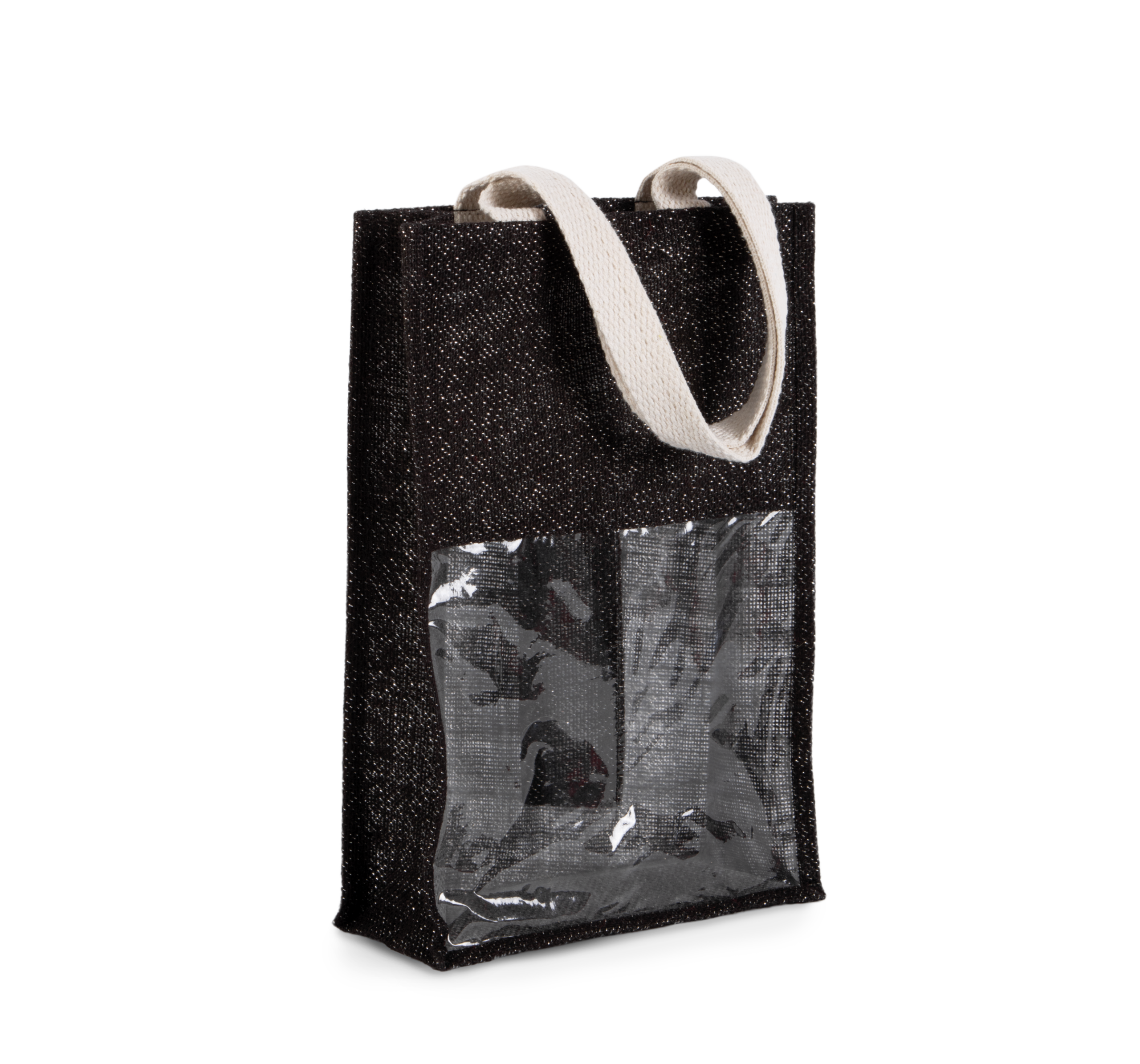 Miniature 2 pour Sac porte-bouteilles en jute